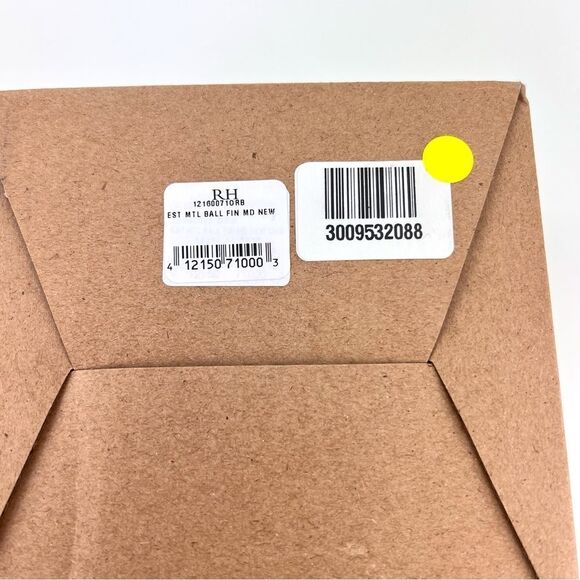 Restoration Hardware Medium Oil-Rubbed Bronze Metal Estate Ball Finials - Picture 5 of 7